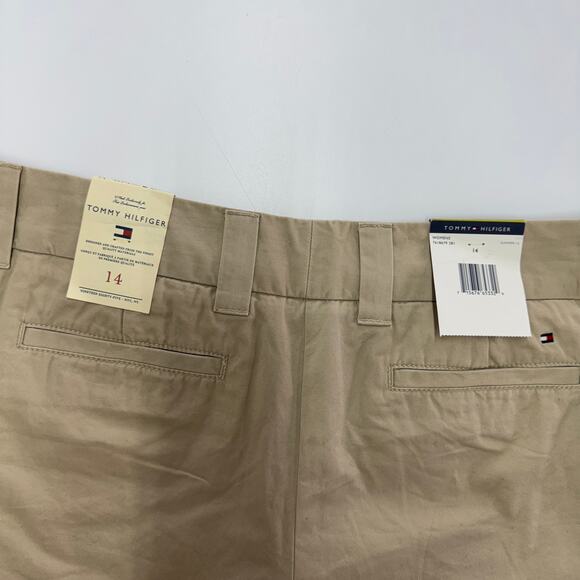 Tommy Hilfiger Shorts Womens 14 Tan Khaki Chino Cotton‎ - Picture 5 of 9